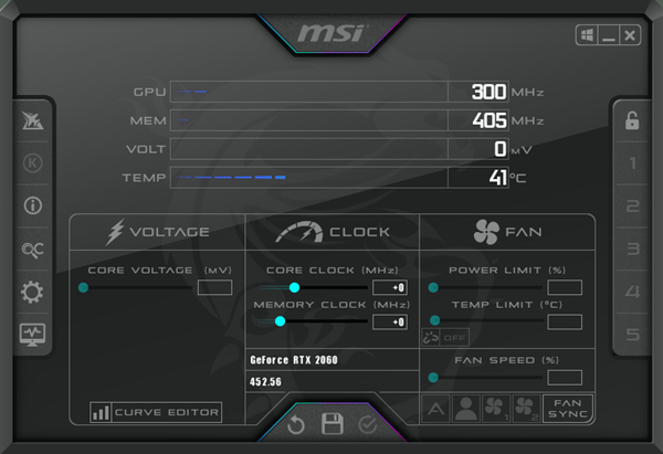 msi afterburner(hu)Ӱ܆Ԕ-5