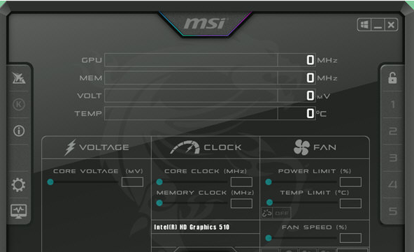 msi afterburner(do){(ln)Q̳-5