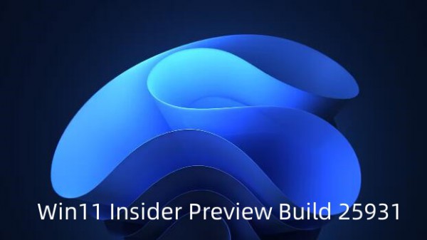 Win11 Insider Preview Build 25931l(f)DC λ㷨MԔ